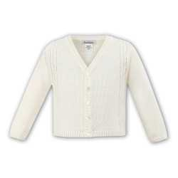 SARAH LOUISE IVORY BABY BOY CHRISTENING CARDIGAN STYLE 006784