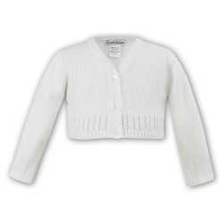 SARAH LOUISE IVORY BABY BOY CHRISTENING CARDIGAN STYLE 006705