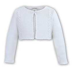 SARAH LOUISE WHITE BABY GIRL CHRISTENING CARDIGAN STYLE 006700