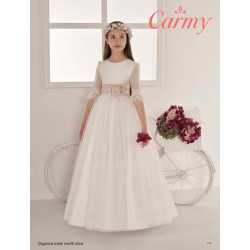 Handmade Ivory Elegant First Holy Communion Dress Style 111