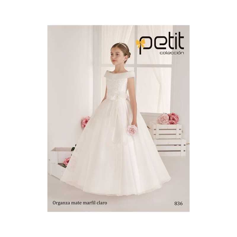 Handmade Unusual Ivory First Holy Communion Dress Style 836