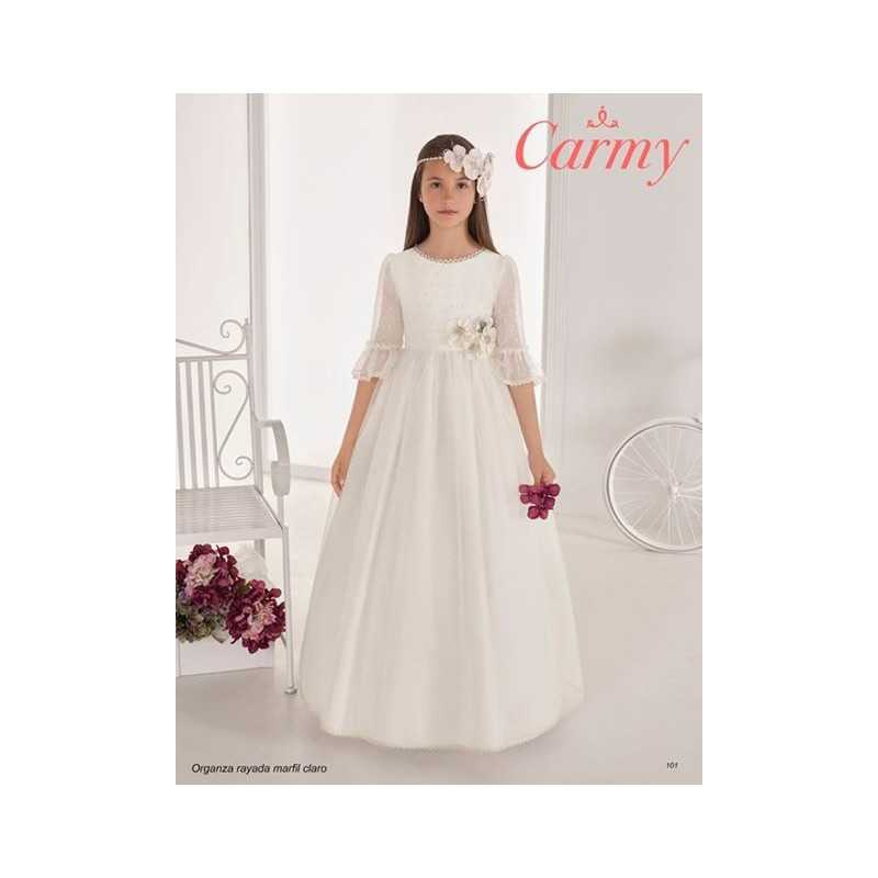 Handmade Ivory Elegant First Holy Communion Dress Style 101