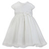 Sarah Louise Ivory Baby Girl Christening Dress Style 070091