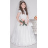 Handmade White First Holy Communion Dress Style MICHELLE