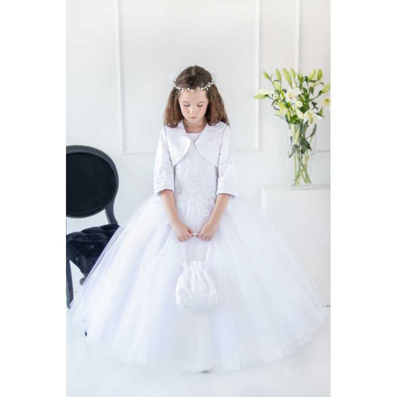 Handmade White First Holy Communion Dress Style T-901