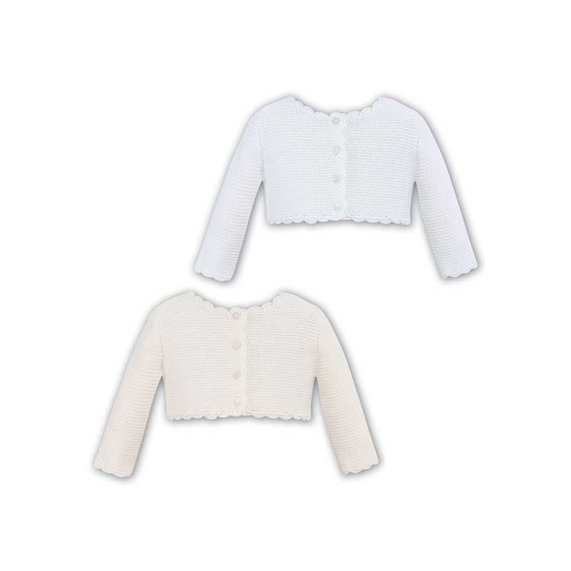 Sarah Louise Ivory Knitted Bolero Style 006719