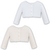 Sarah Louise Ivory Knitted Bolero Style 006719