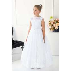 Handmade First Holy Communion Tulle&Lace Dress Style BENITTA