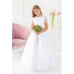 Handmade White First Holy Communion Dress Style EMMY