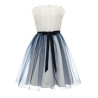 Beautiful Ivory/Navy Confirmation/Special Occasion Dress Style 19/SM/20