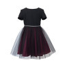 Black/Burgundy Confirmation/Special Occasion Dress Style 14A/J/19