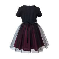 Black/Burgundy Confirmation/Special Occasion Dress Style 14A/J/19