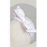 Silver/Pink Confirmation/Special Occasion Hairband Style 513243D