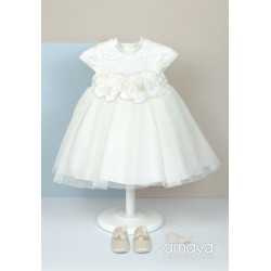 Handmade Ivory Christening/Baptism Baby Girl Dress Style 512025MC