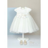 Handmade Ivory Christening/Baptism Baby Girl Dress Style 512025MC