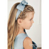 Handmade Greyish Blue Confirmation/Special Occasion Headband Style 514265D