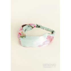 Green/Pink Floral Confirmation/Special Occasion Hairband Style 514223TU