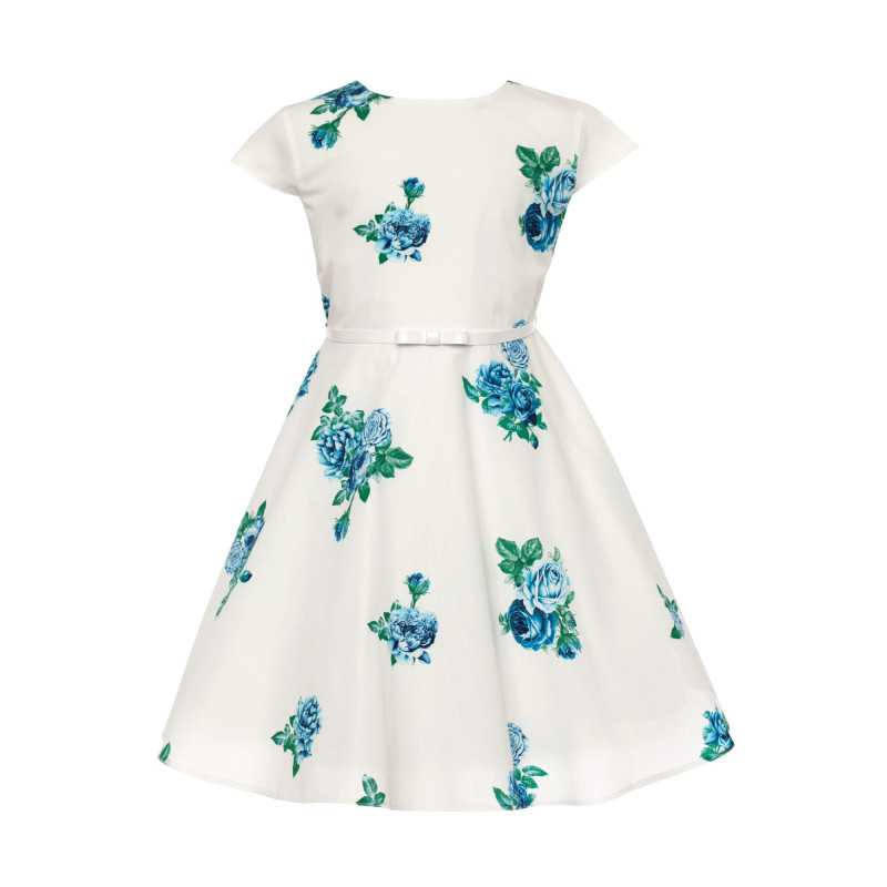 IVORY/BLUE CONFIRMATION DRESS STYLE 36C/SM/20