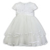 Sarah Louise Baby Girl Ivory Christening Dress Style 070074