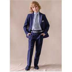 Navy Blue Two Piece First Holy Communion/ Confirmation Suit - 10-03036