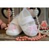 White/Pink Christening/Special Occasion Shoes Style M009