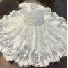 TETER WARM HANDMADE BABY GIRL IVORY CHRISTENING DRESS STYLE B120