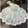 TETER WARM HANDMADE BABY GIRL IVORY CHRISTENING DRESS STYLE B120