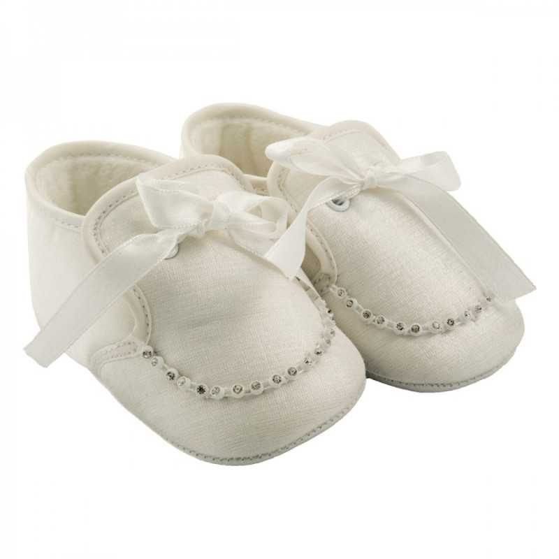 IVORY CHRISTENING SHOES STYLE MARIO