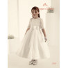 SPANISH HANDMADE IVORY FIRST HOLY COMMUNION DRESS STYLE 2707