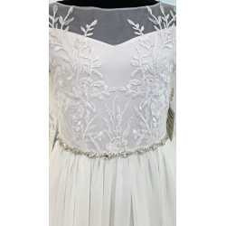 Handmade Ivory First Holy Communion Dress Style ATHENA