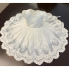 TETER WARM HANDMADE BABY GIRL IVORY CHRISTENING DRESS STYLE B119