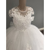 HANDMADE WHITE FIRST HOLY COMMUNION DRESS STYLE T-930