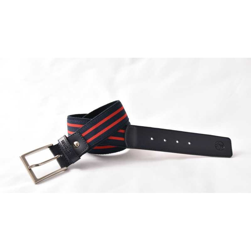 Red and Navy Striped First Holy Communion Belt Style 10-09025