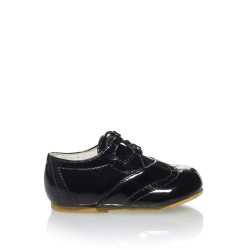 Charming Lacquered Christening/Special Occassion Shoes For Boys style Leo 