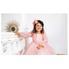 Peach Handmade Confirmation Dress with Pink Detailing Style JOLIE