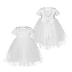 Handmade Ivory Christening Dress Style FAVIA