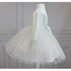 Handmade Elegant Christening Ivory Dress Style MELA