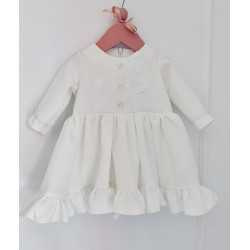 Handmade Ivory Christening Dress Style VERONI