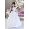 White Handmade First Holy Communion Dress Style KLADIJA