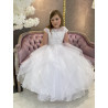 Handmade White First Holy Communion Dress Style HUANITA