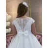 Handmade White First Holy Communion Dress Style HUANITA