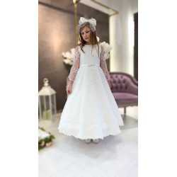 Handmade Ivory First Holy Communion Dress Style ALIKIA