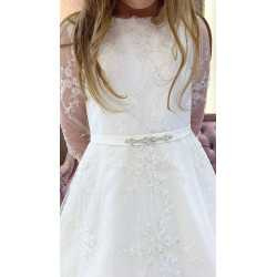 Handmade Ivory First Holy Communion Dress Style ALIKIA