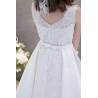 Elegant Satin Handmade First Holy Communion Dress Style ELSA