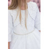 HANDMADE WHITE FIRST HOLY COMMUNION DRESS STYLE T-925