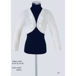 White Handmade First Holy Communion Cardigan Style 5000