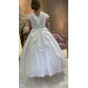 HANDMADE WHITE FIRST HOLY COMMUNION DRESS STYLE T-880