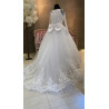 White First Holy Communion Dress with Long Sleeves Style 3004