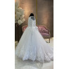 White First Holy Communion Dress with Long Sleeves Style 3004