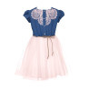 Pink/Navy Confirmation/Special Occasion Dress Style 0SS-01B